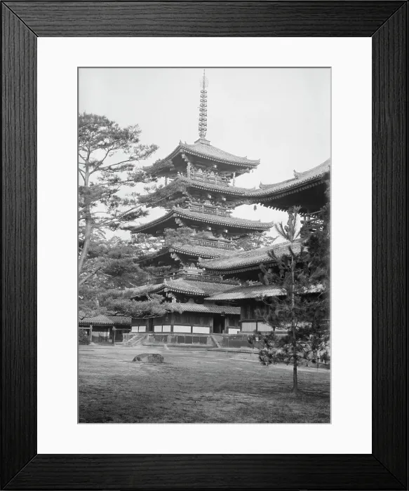 Framed Print : Travel views of Japan and Korea, 1908. Creator: Arnold Genthe Framed Print : Travel views of Japan and Korea, 1908. Creator: Arnold Genthe