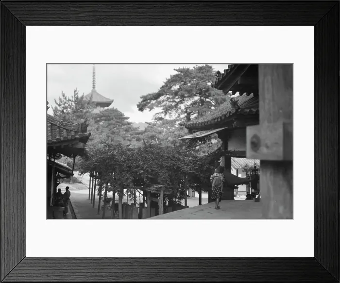 Framed Print : Travel views of Japan and Korea, 1908. Creator: Arnold Genthe Framed Print : Travel views of Japan and Korea, 1908. Creator: Arnold Genthe
