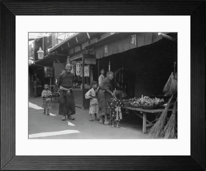 Framed Print : Travel views of Japan and Korea, 1908. Creator: Arnold Genthe Framed Print : Travel views of Japan and Korea, 1908. Creator: Arnold Genthe