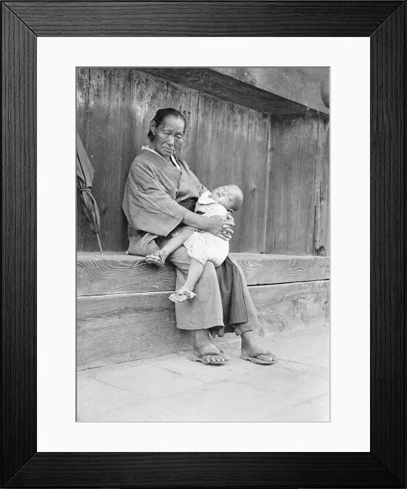 Framed Print : Travel views of Japan and Korea, 1908. Creator: Arnold Genthe Framed Print : Travel views of Japan and Korea, 1908. Creator: Arnold Genthe