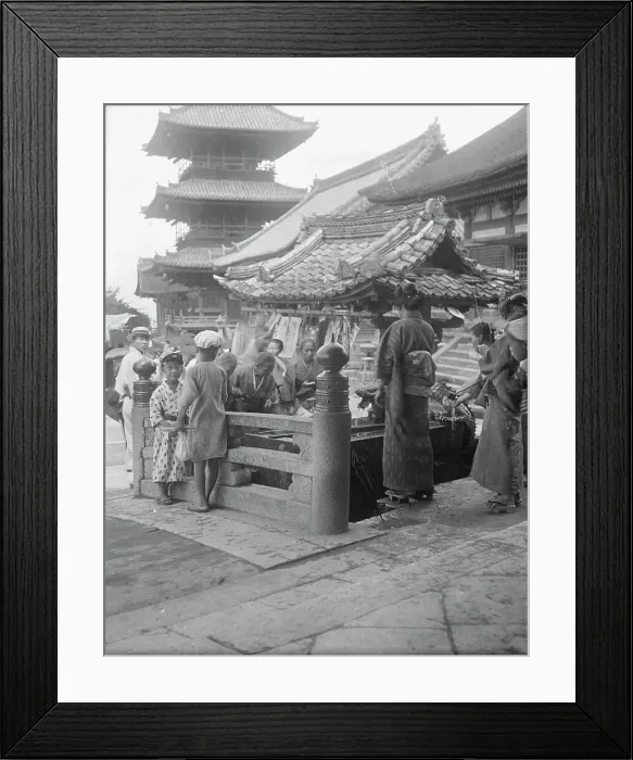 Framed Print : Travel views of Japan and Korea, 1908. Creator: Arnold Genthe Framed Print : Travel views of Japan and Korea, 1908. Creator: Arnold Genthe