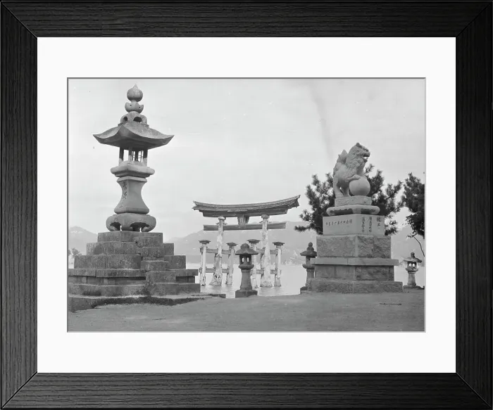 Framed Print : Travel views of Japan and Korea, 1908. Creator: Arnold Genthe Framed Print : Travel views of Japan and Korea, 1908. Creator: Arnold Genthe