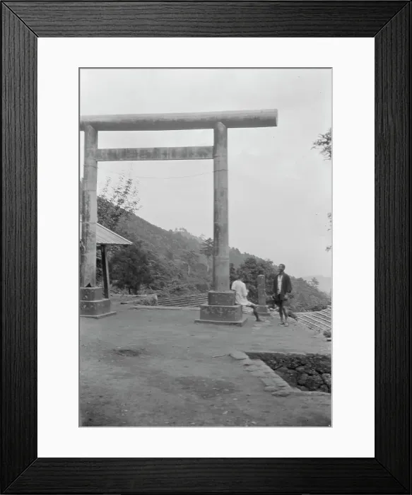 Framed Print : Travel views of Japan and Korea, 1908. Creator: Arnold Genthe Framed Print : Travel views of Japan and Korea, 1908. Creator: Arnold Genthe