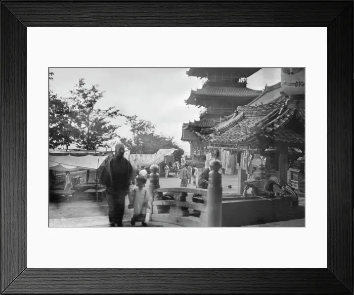 Framed Print : Travel views of Japan and Korea, 1908. Creator: Arnold Genthe Framed Print : Travel views of Japan and Korea, 1908. Creator: Arnold Genthe