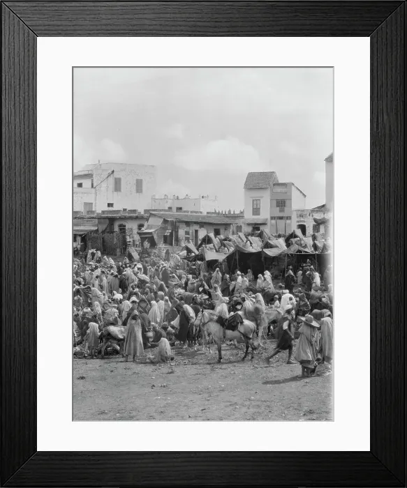 Framed Print : Travel views of Morocco, 1904. Creator: Arnold Genthe Framed Print : Travel views of Morocco, 1904. Creator: Arnold Genthe