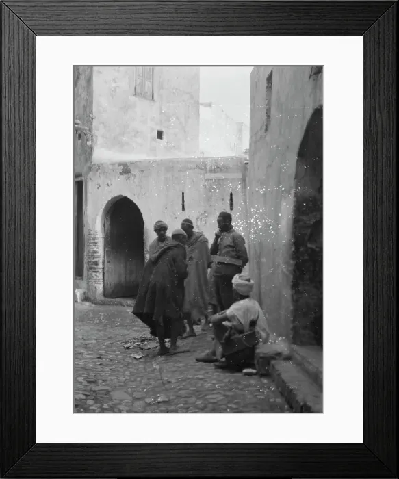 Framed Print : Travel views of Morocco, 1904. Creator: Arnold Genthe Framed Print : Travel views of Morocco, 1904. Creator: Arnold Genthe