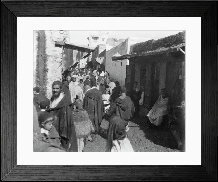 Framed Print : Travel views of Morocco, 1904. Creator: Arnold Genthe Framed Print : Travel views of Morocco, 1904. Creator: Arnold Genthe