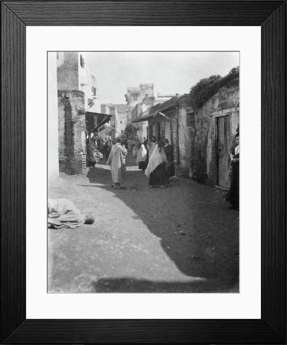 Framed Print : Travel views of Morocco, 1904. Creator: Arnold Genthe Framed Print : Travel views of Morocco, 1904. Creator: Arnold Genthe