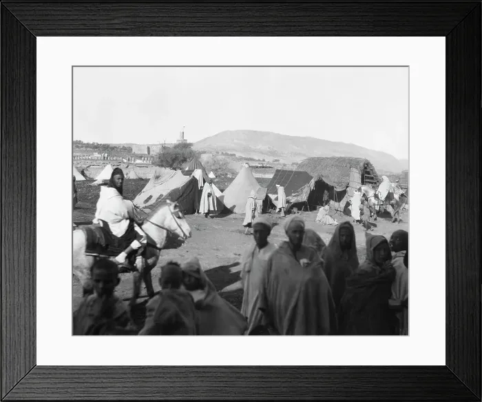 Framed Print : Travel views of Morocco, 1904. Creator: Arnold Genthe Framed Print : Travel views of Morocco, 1904. Creator: Arnold Genthe