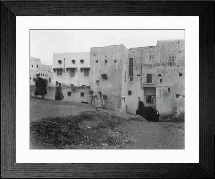 Framed Print : Travel views of Morocco, 1904. Creator: Arnold Genthe Framed Print : Travel views of Morocco, 1904. Creator: Arnold Genthe