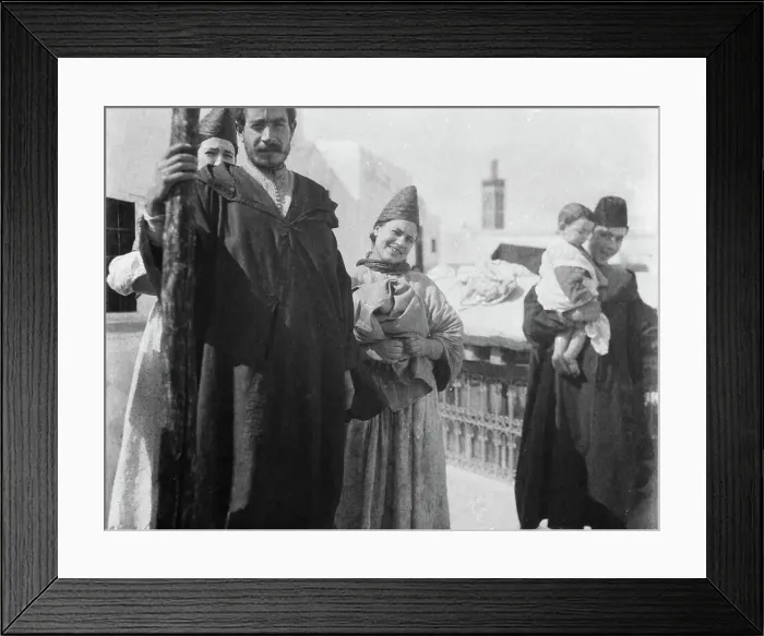 Framed Print : Travel views of Morocco, 1904. Creator: Arnold Genthe Framed Print : Travel views of Morocco, 1904. Creator: Arnold Genthe