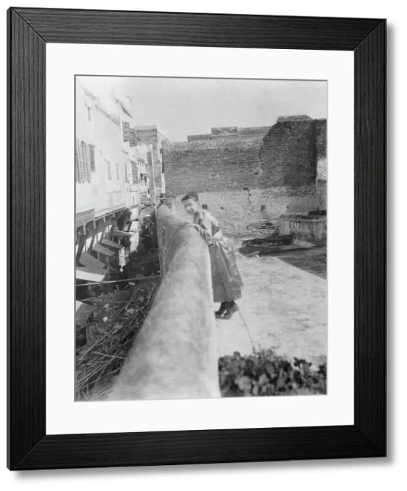Framed Print : Travel views of Morocco, 1904. Creator: Arnold Genthe Framed Print : Travel views of Morocco, 1904. Creator: Arnold Genthe