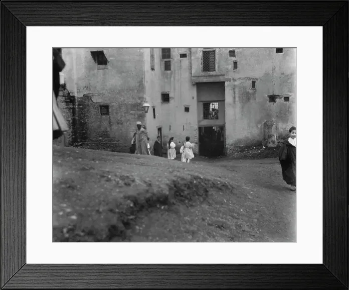 Framed Print : Travel views of Morocco, 1904. Creator: Arnold Genthe Framed Print : Travel views of Morocco, 1904. Creator: Arnold Genthe