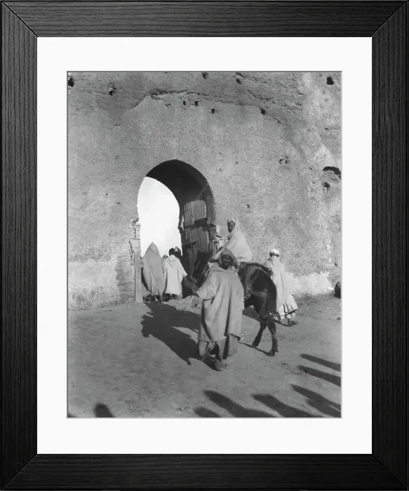 Framed Print : Travel views of Morocco, 1904. Creator: Arnold Genthe Framed Print : Travel views of Morocco, 1904. Creator: Arnold Genthe