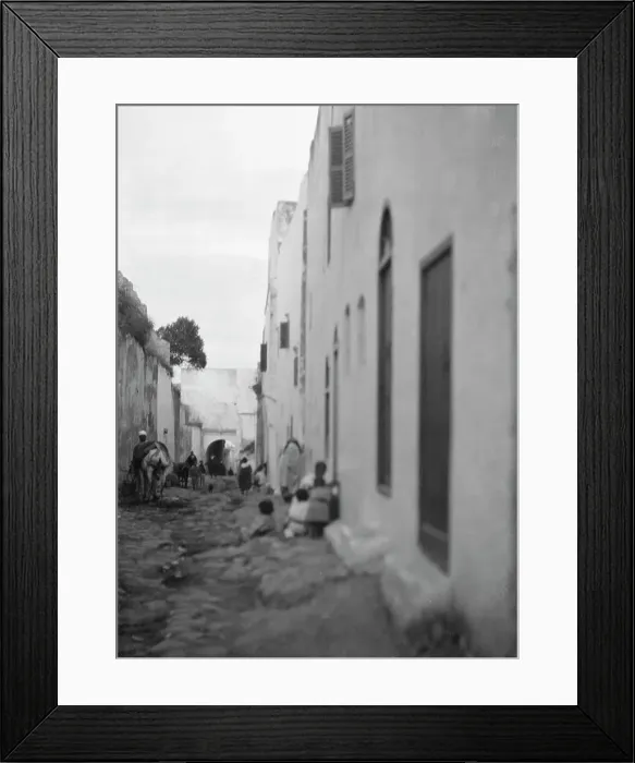 Framed Print : Travel views of Morocco, 1904. Creator: Arnold Genthe Framed Print : Travel views of Morocco, 1904. Creator: Arnold Genthe
