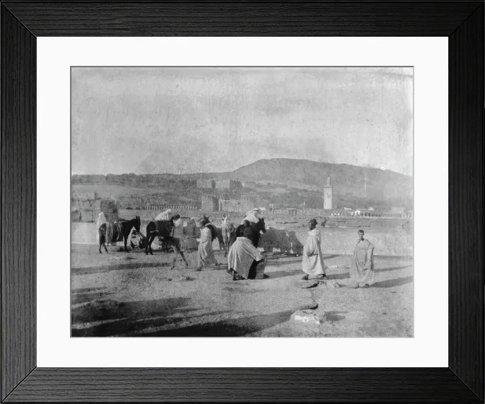 Framed Print : Travel views of Morocco, 1904. Creator: Arnold Genthe Framed Print : Travel views of Morocco, 1904. Creator: Arnold Genthe