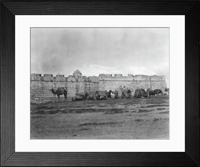 Framed Print : Travel views of Morocco, 1904. Creator: Arnold Genthe Framed Print : Travel views of Morocco, 1904. Creator: Arnold Genthe