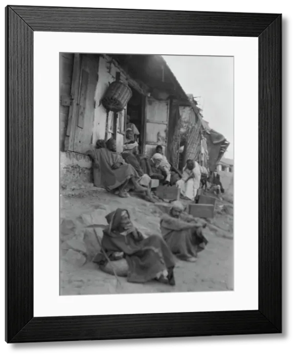 Framed Print : Travel views of Morocco, 1904. Creator: Arnold Genthe Framed Print : Travel views of Morocco, 1904. Creator: Arnold Genthe