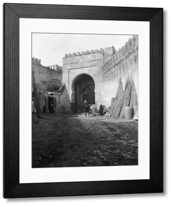 Framed Print : Travel views of Morocco, 1904. Creator: Arnold Genthe Framed Print : Travel views of Morocco, 1904. Creator: Arnold Genthe