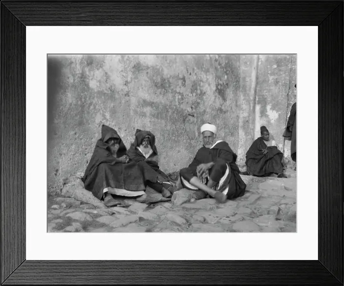 Framed Print : Travel views of Morocco, 1904. Creator: Arnold Genthe Framed Print : Travel views of Morocco, 1904. Creator: Arnold Genthe