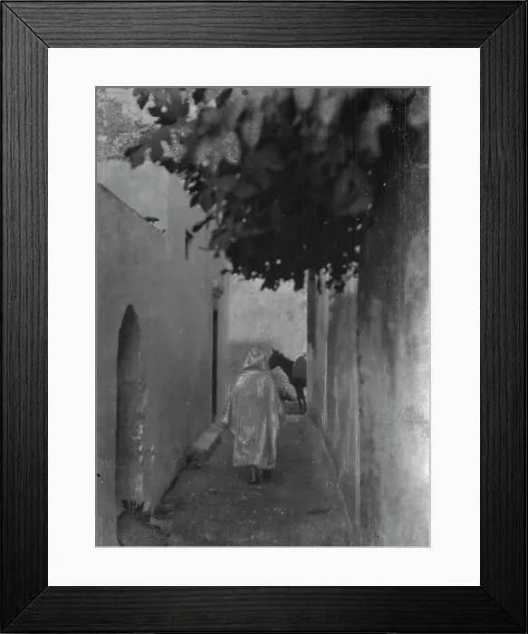 Framed Print : Travel views of Morocco, 1904. Creator: Arnold Genthe Framed Print : Travel views of Morocco, 1904. Creator: Arnold Genthe