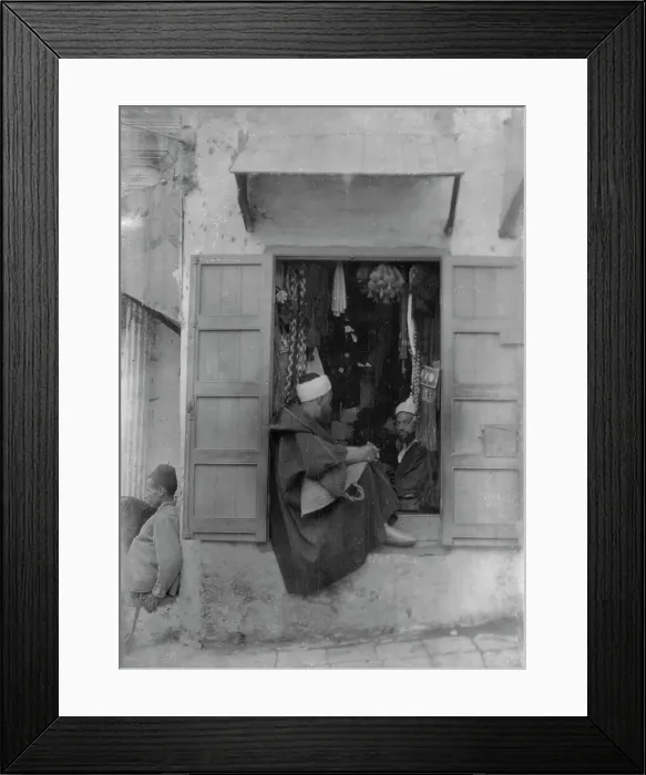 Framed Print : Travel views of Morocco, 1904. Creator: Arnold Genthe Framed Print : Travel views of Morocco, 1904. Creator: Arnold Genthe