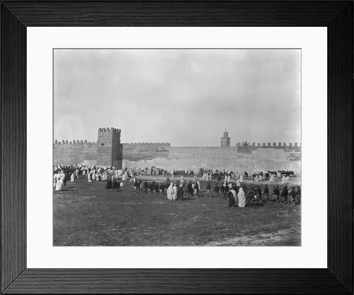Framed Print : Travel views of Morocco, 1904. Creator: Arnold Genthe Framed Print : Travel views of Morocco, 1904. Creator: Arnold Genthe