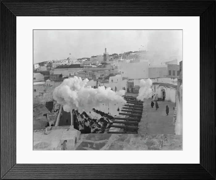 Framed Print : Travel views of Morocco, 1904. Creator: Arnold Genthe Framed Print : Travel views of Morocco, 1904. Creator: Arnold Genthe