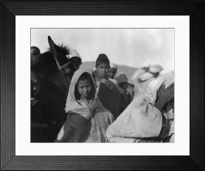 Framed Print : Travel views of Morocco, 1904. Creator: Arnold Genthe Framed Print : Travel views of Morocco, 1904. Creator: Arnold Genthe