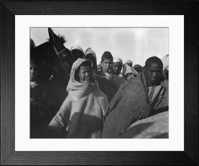 Framed Print : Travel views of Morocco, 1904. Creator: Arnold Genthe Framed Print : Travel views of Morocco, 1904. Creator: Arnold Genthe