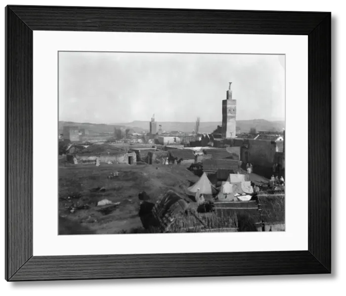 Framed Print : Travel views of Morocco, 1904. Creator: Arnold Genthe Framed Print : Travel views of Morocco, 1904. Creator: Arnold Genthe