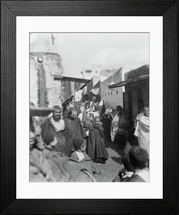 Framed Print : Travel views of Morocco, 1904. Creator: Arnold Genthe Framed Print : Travel views of Morocco, 1904. Creator: Arnold Genthe