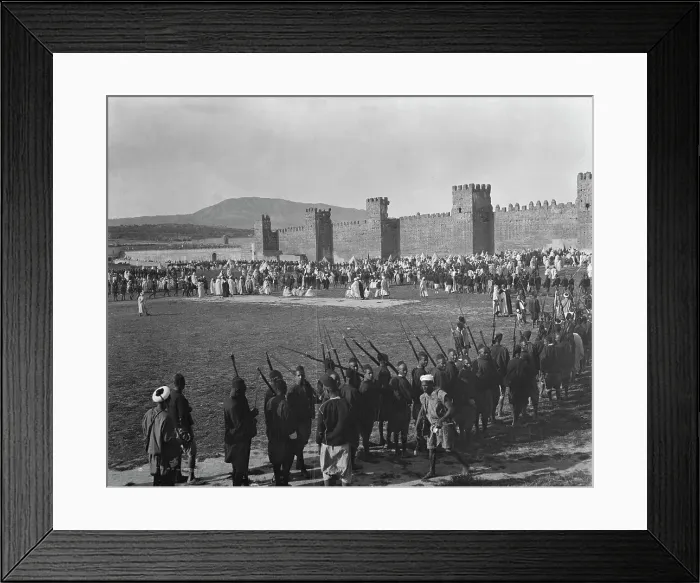 Framed Print : Travel views of Morocco, 1904. Creator: Arnold Genthe Framed Print : Travel views of Morocco, 1904. Creator: Arnold Genthe
