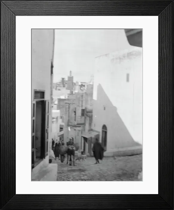 Framed Print : Travel views of Morocco, 1904. Creator: Arnold Genthe Framed Print : Travel views of Morocco, 1904. Creator: Arnold Genthe