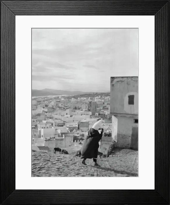 Framed Print : Travel views of Morocco, 1904. Creator: Arnold Genthe Framed Print : Travel views of Morocco, 1904. Creator: Arnold Genthe