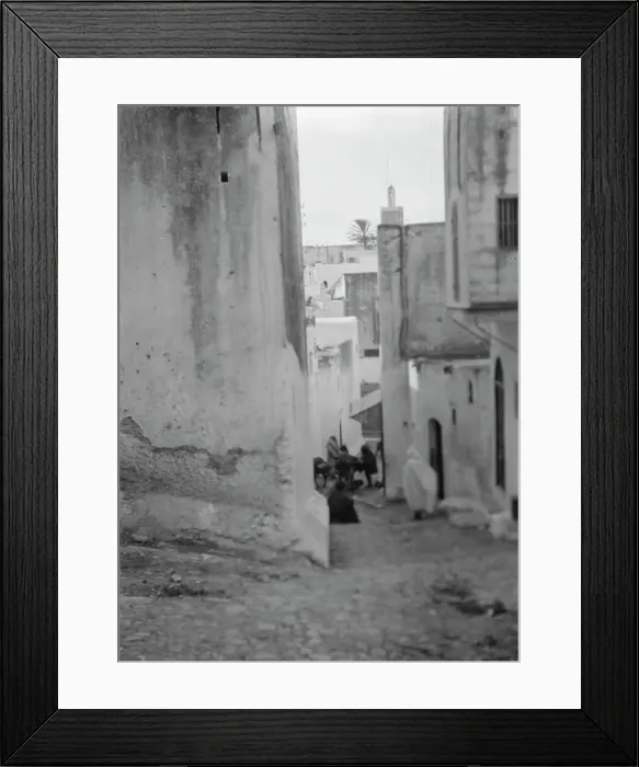 Framed Print : Travel views of Morocco, 1904. Creator: Arnold Genthe Framed Print : Travel views of Morocco, 1904. Creator: Arnold Genthe