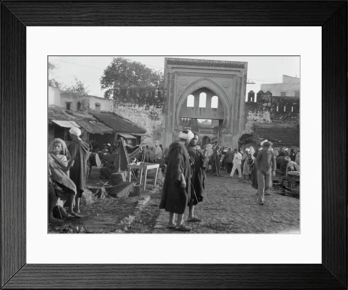 Framed Print : Travel views of Morocco, 1904. Creator: Arnold Genthe Framed Print : Travel views of Morocco, 1904. Creator: Arnold Genthe