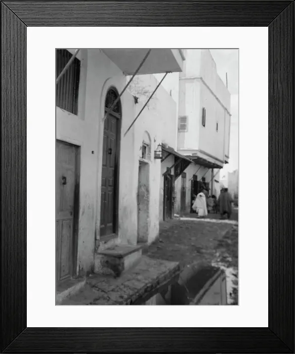 Framed Print : Travel views of Morocco, 1904. Creator: Arnold Genthe Framed Print : Travel views of Morocco, 1904. Creator: Arnold Genthe