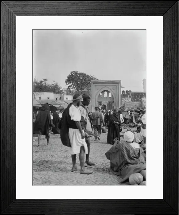 Framed Print : Travel views of Morocco, 1904. Creator: Arnold Genthe Framed Print : Travel views of Morocco, 1904. Creator: Arnold Genthe