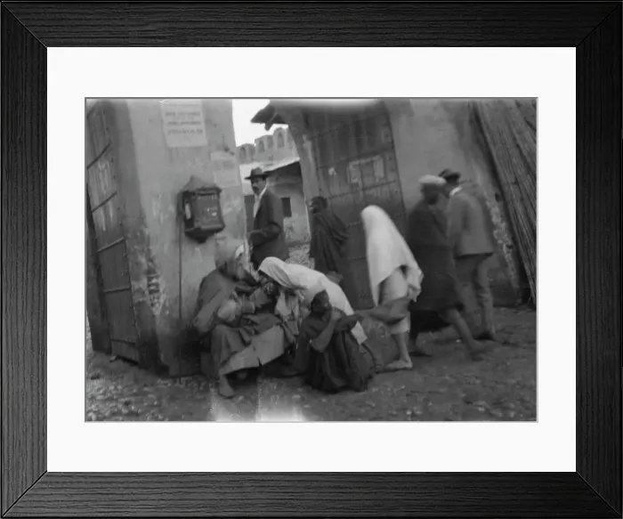 Framed Print : Travel views of Morocco, 1904. Creator: Arnold Genthe
