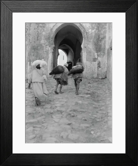 Framed Print : Travel views of Morocco, 1904. Creator: Arnold Genthe