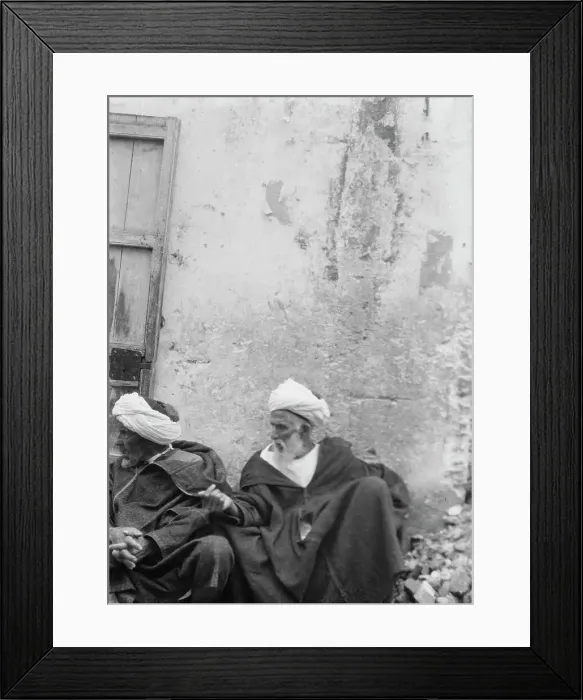 Framed Print : Travel views of Morocco, 1904. Creator: Arnold Genthe Framed Print : Travel views of Morocco, 1904. Creator: Arnold Genthe