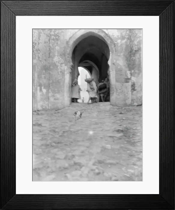 Framed Print : Travel views of Morocco, 1904. Creator: Arnold Genthe Framed Print : Travel views of Morocco, 1904. Creator: Arnold Genthe