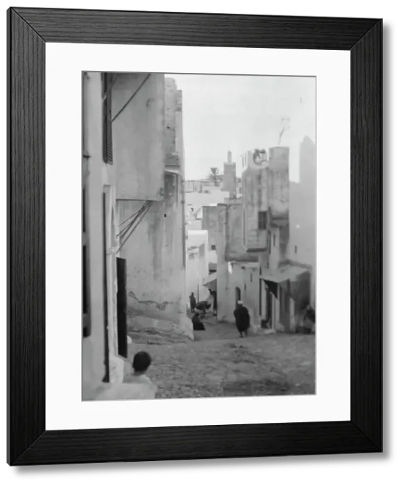 Framed Print : Travel views of Morocco, 1904. Creator: Arnold Genthe Framed Print : Travel views of Morocco, 1904. Creator: Arnold Genthe