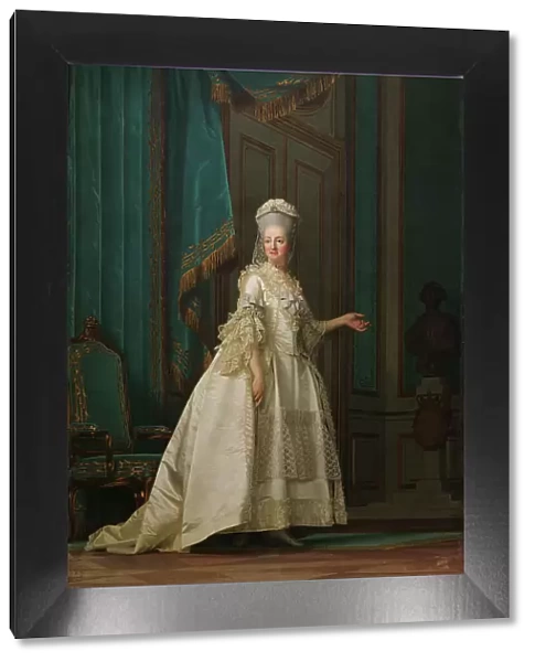 The Dowager Queen Juliane Marie of Denmark, 1776. Creator: Vigilius Erichsen