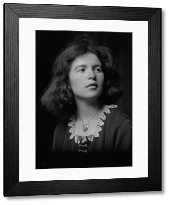 Framed Print : Miss Marya Zaturensky, portrait photograph, 1921 Apr. 15. Creator: Arnold Genthe Framed Print : Miss Marya Zaturensky, portrait photograph, 1921 Apr. 15. Creator: Arnold Genthe