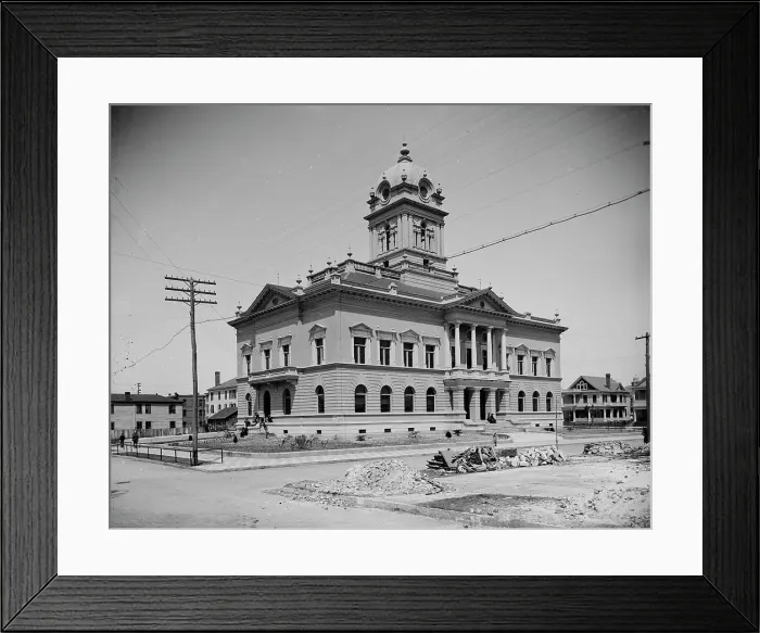 Framed Print : Duval County Court House, Jacksonville, Fla. between 1900 and 1905. Creator: Unknown Framed Print : Duval County Court House, Jacksonville, Fla. between 1900 and 1905. Creator: Unknown