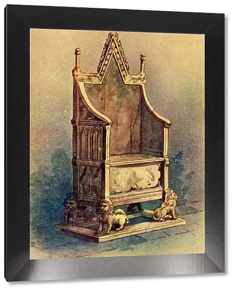 The Coronation Chair, c1911. Creator: Unknown