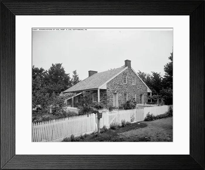 Framed Print : Headquarters of Gen. Robt. E. Lee, Gettysburg, Pa. c1903. Creator: Unknown Framed Print : Headquarters of Gen. Robt. E. Lee, Gettysburg, Pa. c1903. Creator: Unknown
