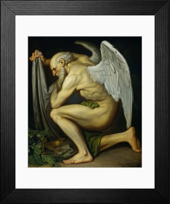 Framed Print : Time, 1810. Creator: Pieter Christoffel Wonder